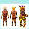 Костюм для косплея Five Nights At Freddy's для детей, мягкая молочная шелковая ткань, сиамский костюм, костюм для Хэллоуина, маскарадный костюм