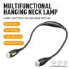 LED Neck Reading Light Bendable Arms LED Book Light Flexible Flashlight Rechargeable for Night Running Reading Knitting Camping