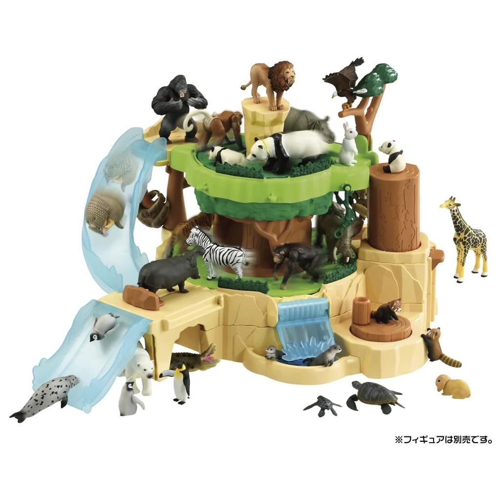 TAKARA TOMY Аня Аня Гуругуру Игрушка-динозавр с горными животными Возраст Кузо! 3+