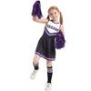 Girls Cheerleading Uniform Kids Sports Day Performance Dress School Cheer Outfit Children