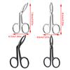 Straight Pointed Elbow Eyebrow Pliers Clip Scissors Type Tweezers Professional Hairs Puller Eyebrow Plucking Makeup Beauty Tools