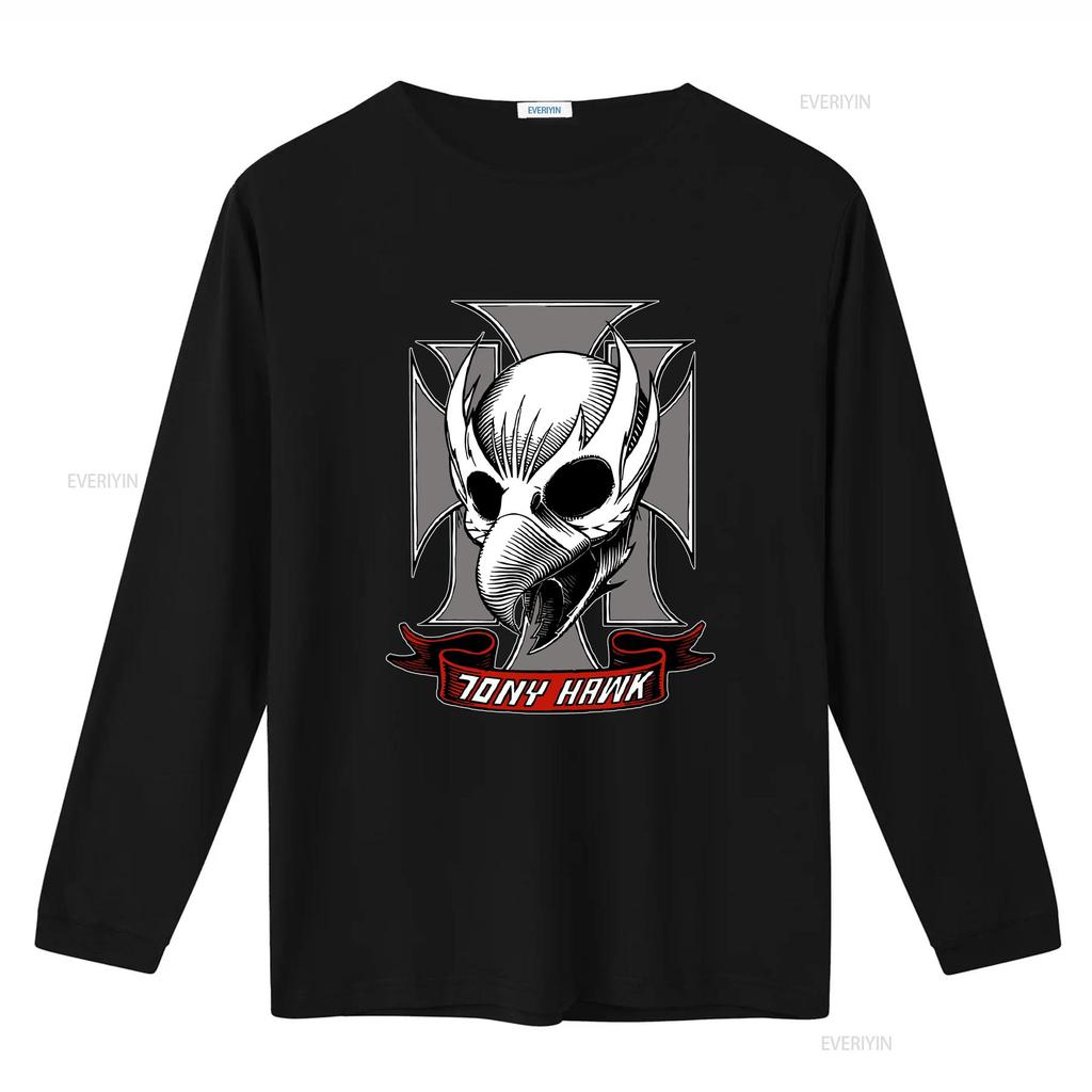 ФУТБОЛКА TONY HAWK FALCON CREST винтажная стирка уличная одежда мужская дышащая удобная топ для повседневной носки мода