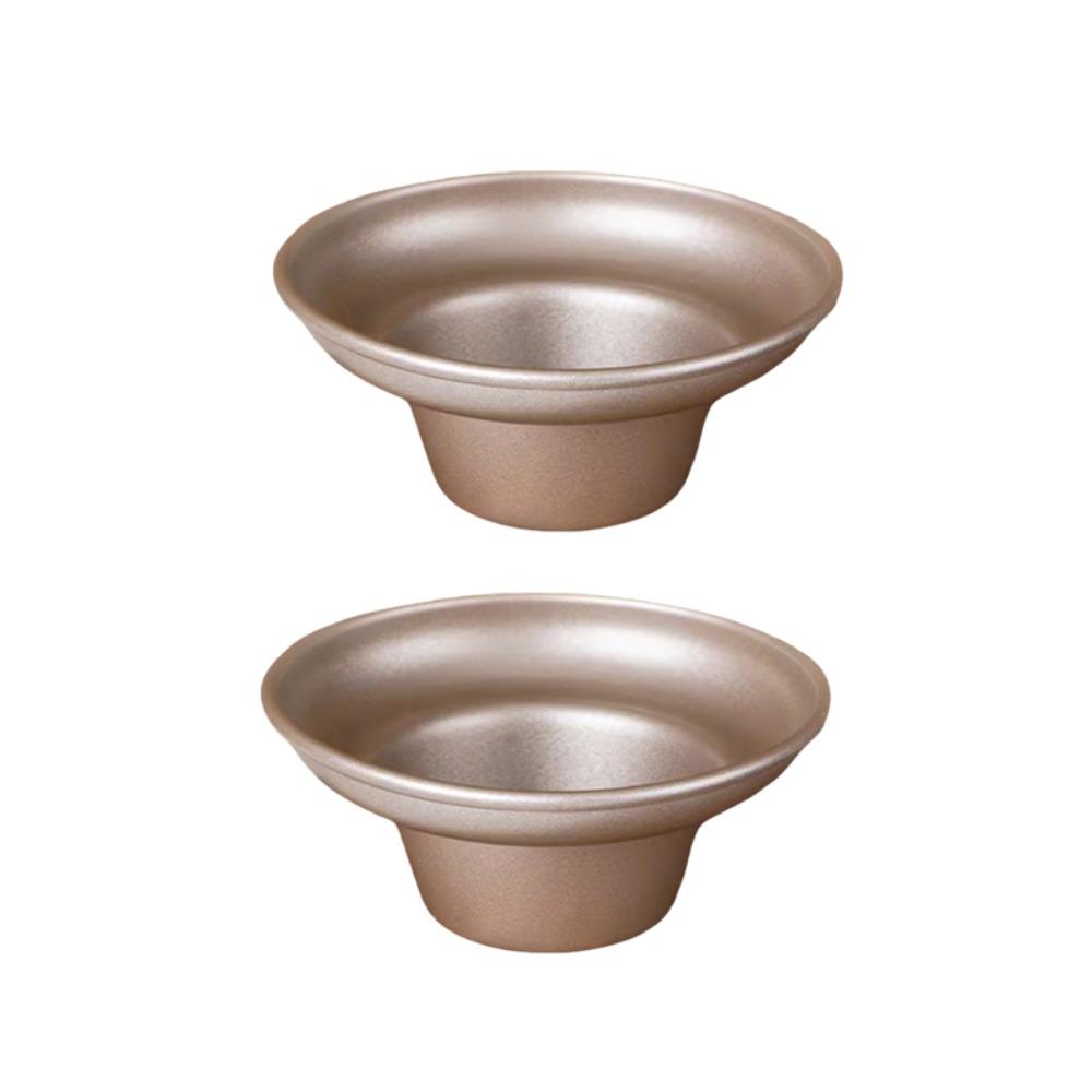 2pcs Non-stick Mushroom Shape Cupcake Mold Carbon Steel Cupcake Baking Tray Baking Mold Rice Cake