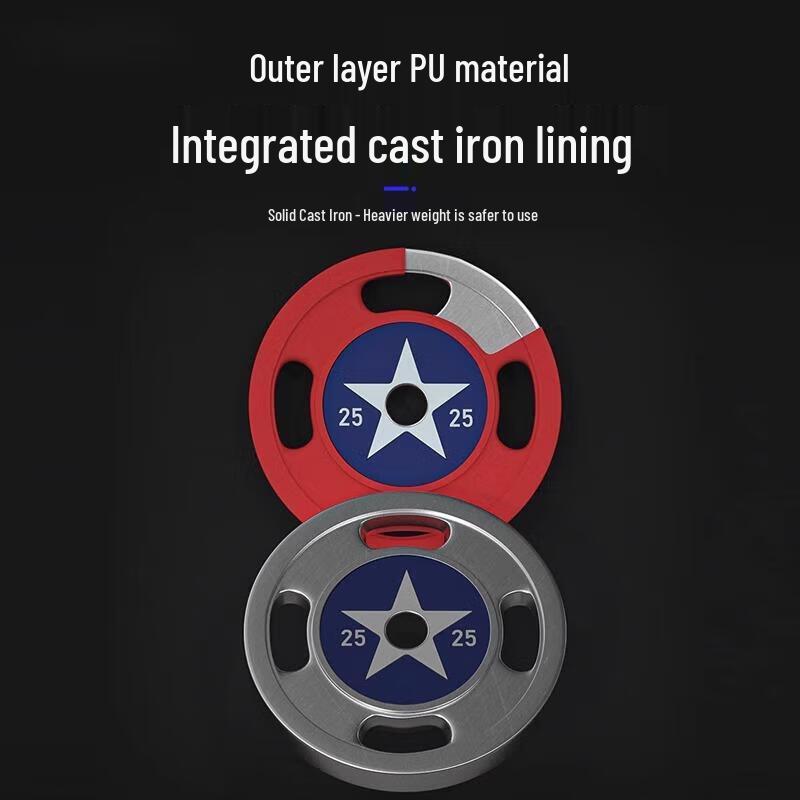 Yimai Captain America Barbell Weight Set