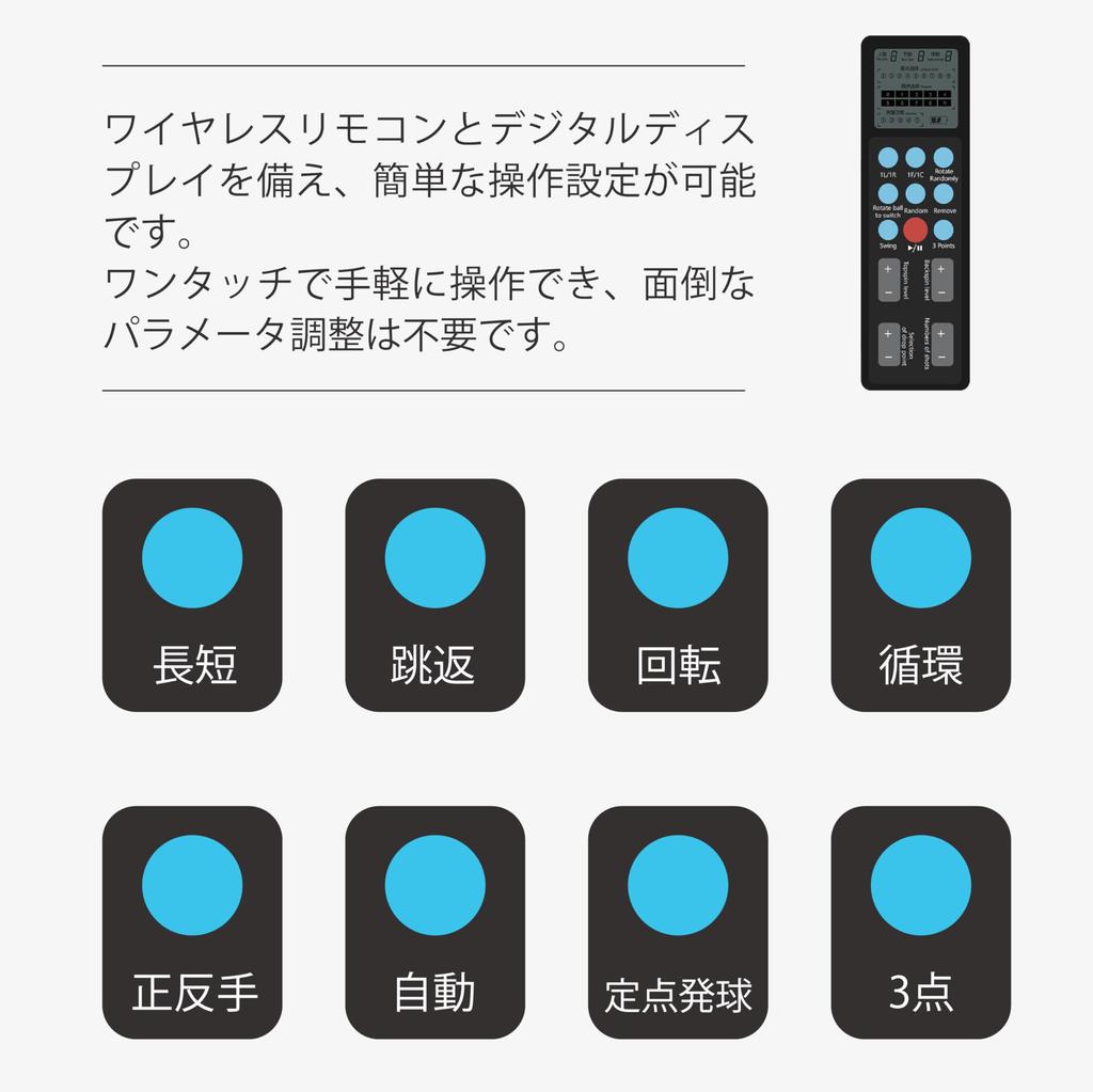 Робот для пинг-понга FOVNY, Улучшенный робот для настольного тенниса, Автоматический робот для пинг-понга с 9 точками подачи с беспроводным пультом управления [Сертифицирован PSE]