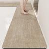 Kitchen Floor Mat Non-Slip Oil-Proof Waterproof Carpet Simplicity Solid Color Pattern Rug Long Size Home Decor Mats