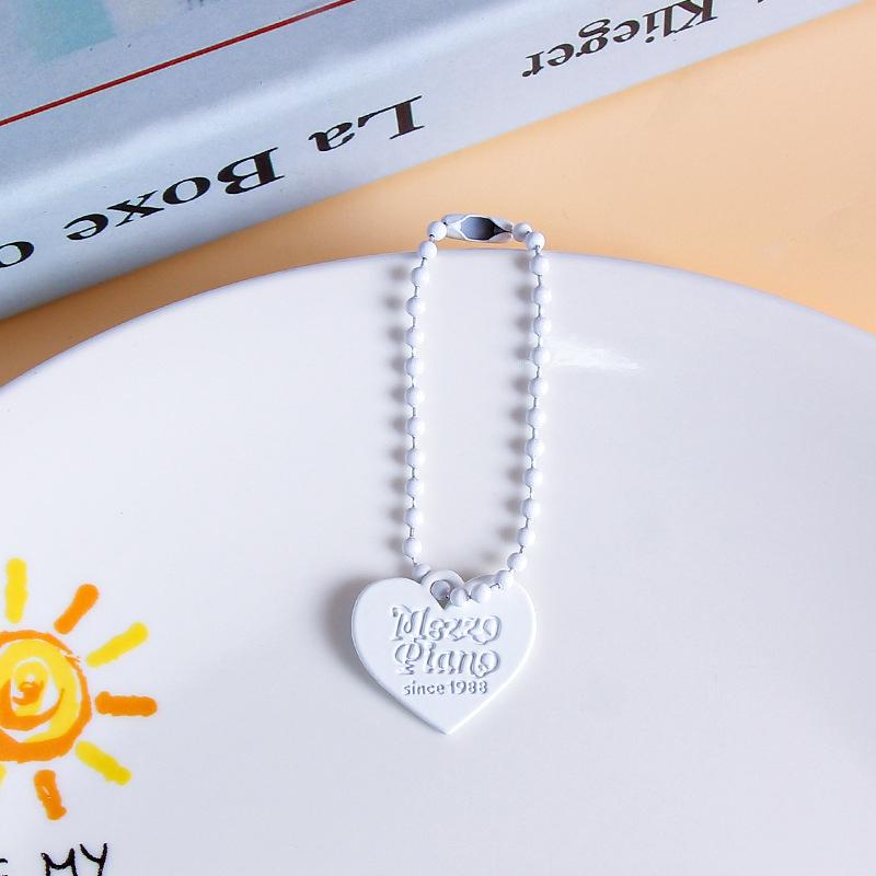 Прочный красочный брелок в форме сердца, креативный милый брелок в форме сердца, кавайный рюкзак, украшения, аксессуары, подарки