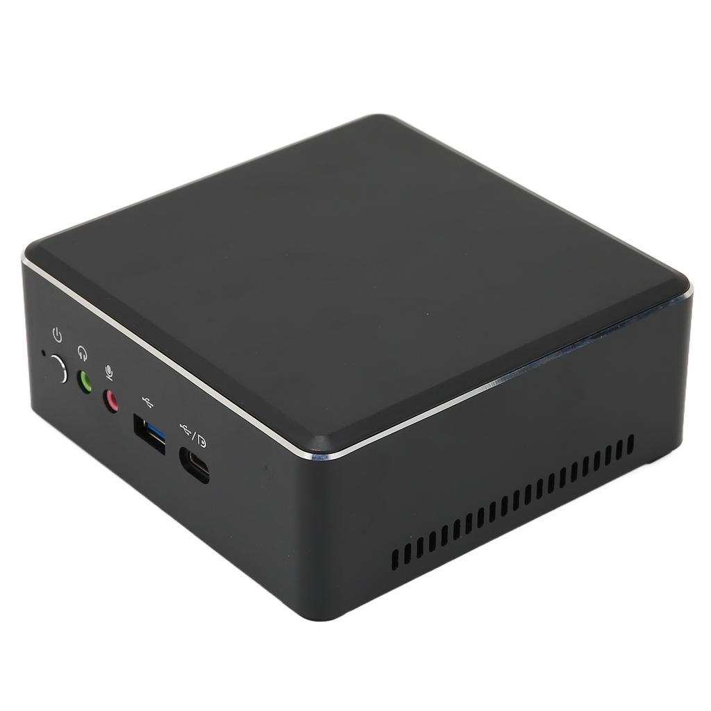 Мини-ПК черного цвета Dule Core Radeon Vega 3 Graphics 2,4 ГГц до 3,3 ГГц HD 4K Мини-настольный компьютер для