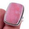 Natural Pink Opal Gemstone Handmade 925 Solid Sterling Silver Ring Size 8 G0K92