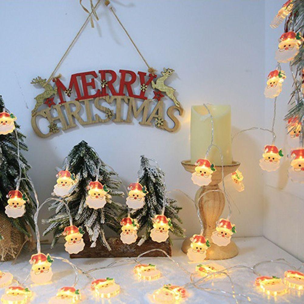 Snowman Christmas Light String Christmas Tree Xmas Ornaments Light Christmas Lights Strip Party