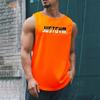 New Men’s Gym Clothes Summer Sports Mesh Quick-dry Vest Running Fitness Printed Sleeveless T-shirts Handsome Streetwear