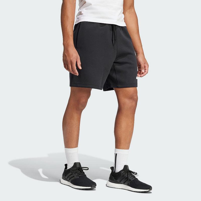 adidas Логотип Вязаные Свободные Дышащие На шнуровке Повседневные Шорты Мужские шорты Черные JD4900