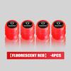4/6/10pcs Luminous Car Tire Valve Caps Dustproof Tyre Stem Cover For SsangYong Musso Rexton Torres Kyron Actyon Tivoli Rodius hjs1