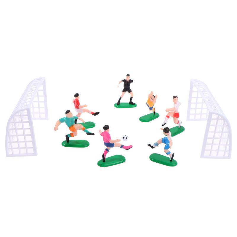 Football Game Kids Toy Celebration Goal Gate Pastry Art Birthday Cupcake Topper