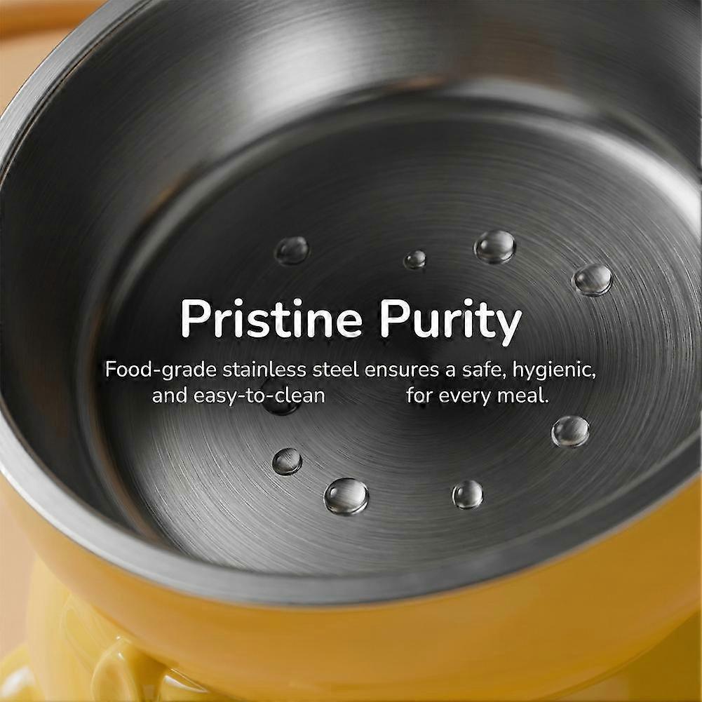Elevated Cat Food Bowl - Stainless Steel Anti Tip Feeder