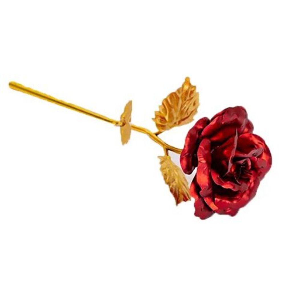 Безопасный Цветок Розы из Золотой Фольги Цветок Розы из Золотой Фольги Искусственный Цветок Розы Симуляция Подвеска Роза из Золотой Фольги Декор для Дома