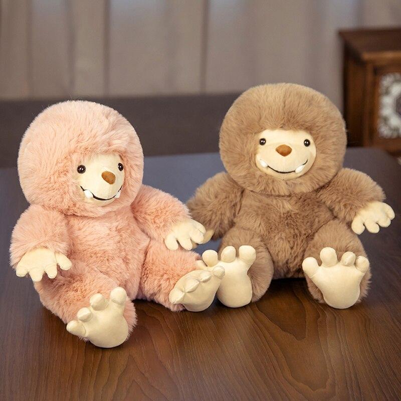 1pc 25cm Adorable Animal Plush Toys Kawaii Bigfoot Dolls Creative Little Monster Plush Pillow For Children Girls Birthday Gifts
