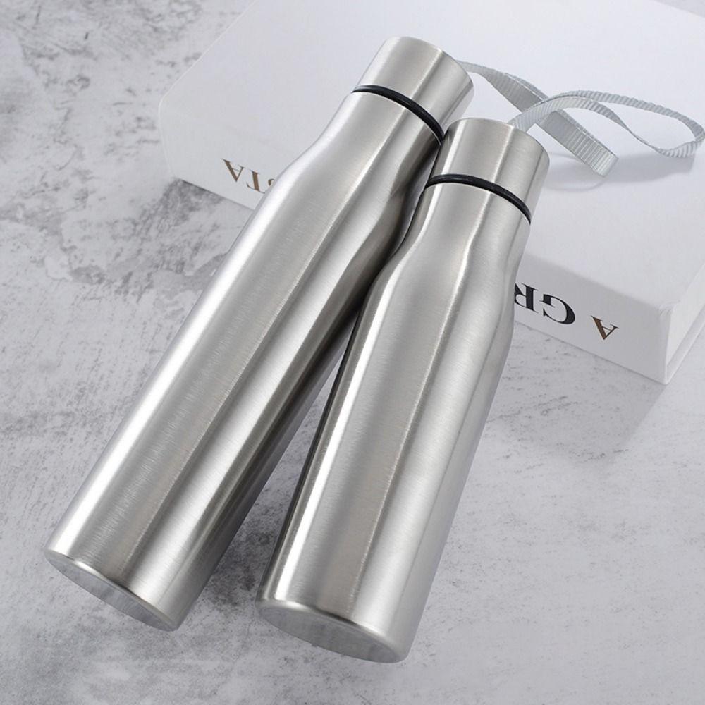 Travel Leakproof with Handle Rope Stainless Steel Water Bottle Cold Water Drinking Cup