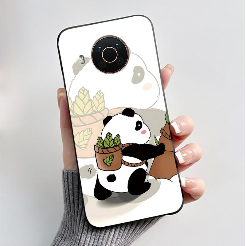 For Nokia X20 X10 X100 Case Luxury Fashion Butterfly Flowers Black Soft Silicone Shockproof Cover Bumper For Nokia X 20 Phone