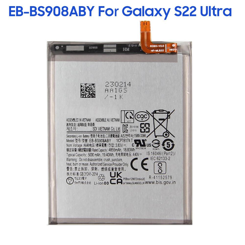 Сменный аккумулятор EB-BS908ABY EB-BS906ABY EB-BS901ABY для Samsung Galaxy S22 Ultra 5G S22 Plus 5G S22 + S22 5G