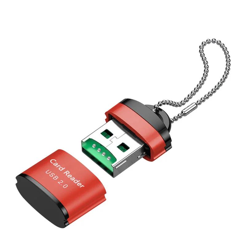 Для USB-кардридера USB 2.0 Мини-кардридер для карт памяти мобильного телефона Высокоскоростной USB-адаптер для аксессуаров ноутбука