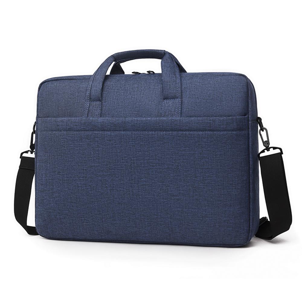Сумка для ноутбука через плечо, совместимая с 15-дюймовым ноутбуком, чехол для переноски большой емкости с ремнями и ручкой