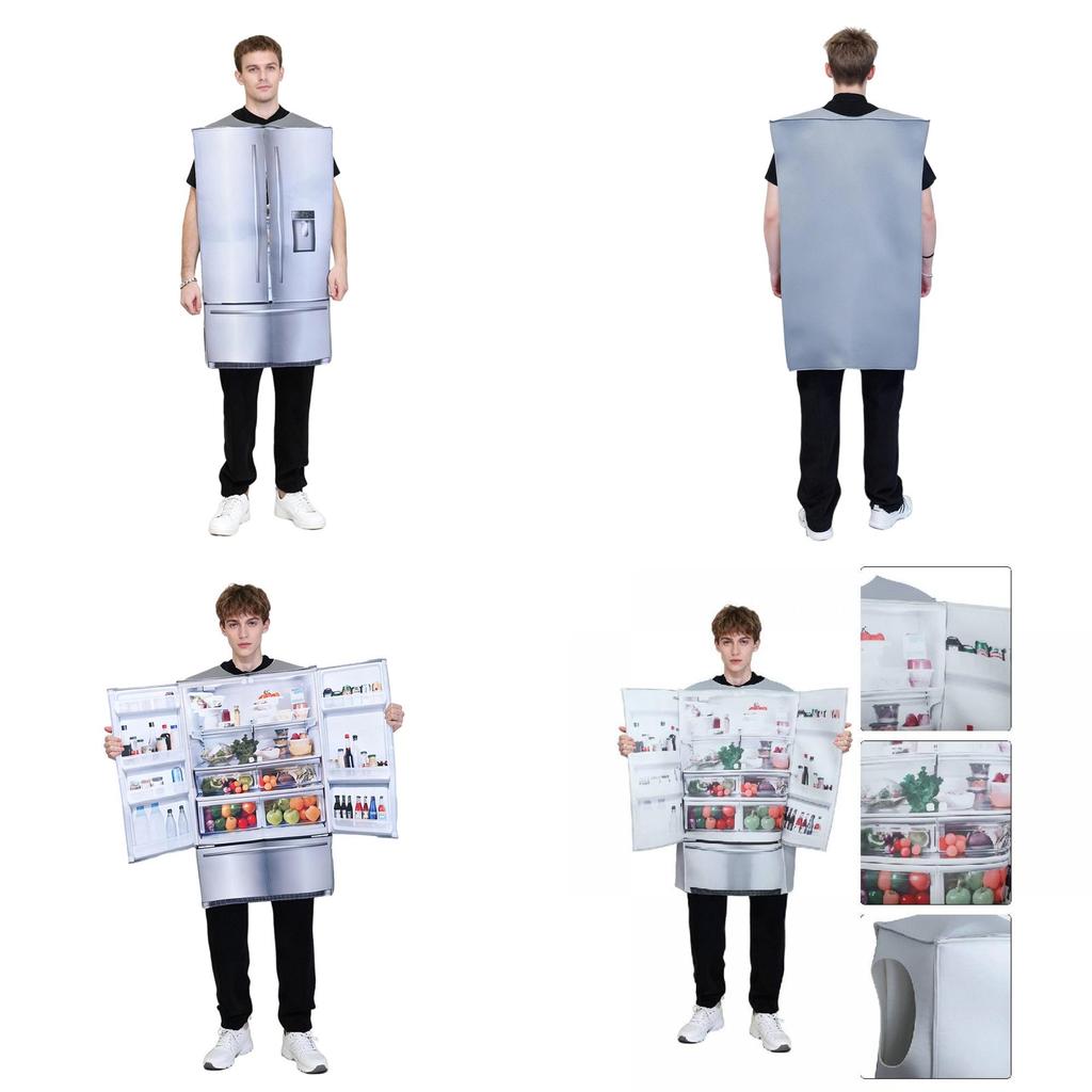 Halloween Costume Refrigerator Cosplay Suit For Adults Party And Bar Fun Creators