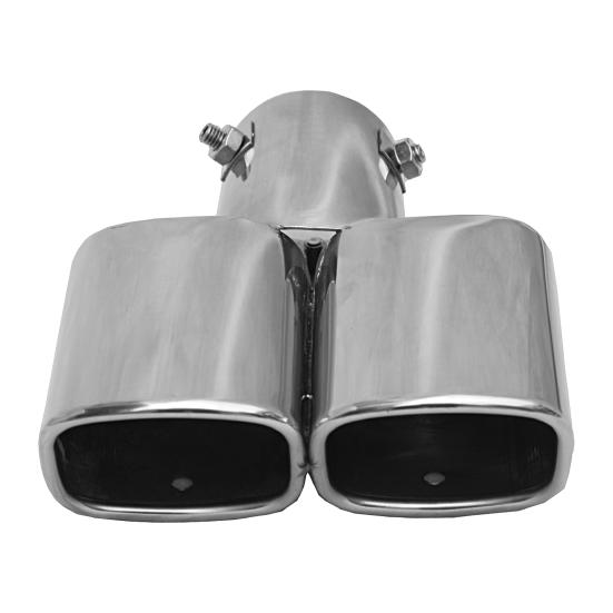 Износостойкий выхлопной наконечник, грязеотталкивающий практичный двойной задний хвост автомобиля для грузовика, антикоррозийный