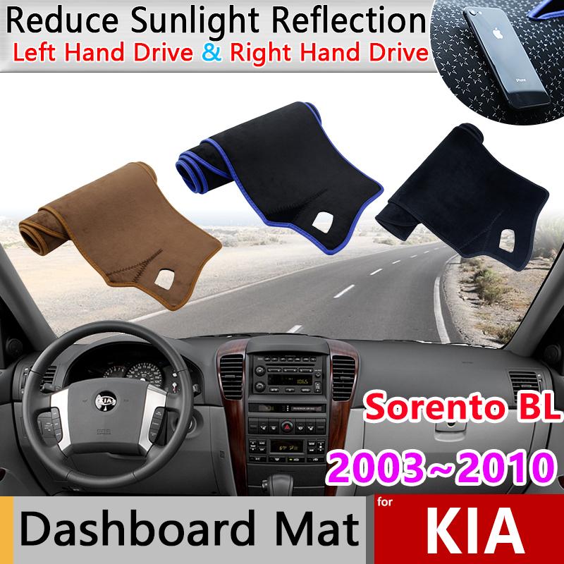Накладка на панель приборов для Kia Sorento BL LX XS 2003~2010 2004 2005 Коврик Противоскользящий Коврик-подкладка Козырек от солнца Dashmat Защита Автомобильных Аксессуаров