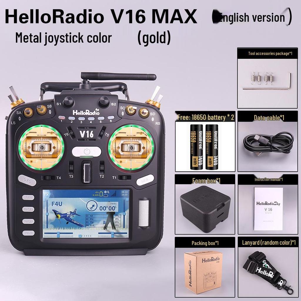 ПриветРадио V16 MAX: Открытый исходный код многопротокольного пульта дистанционного управления с металлическим джойстиком и высокочастотным EdgeTX для дронов