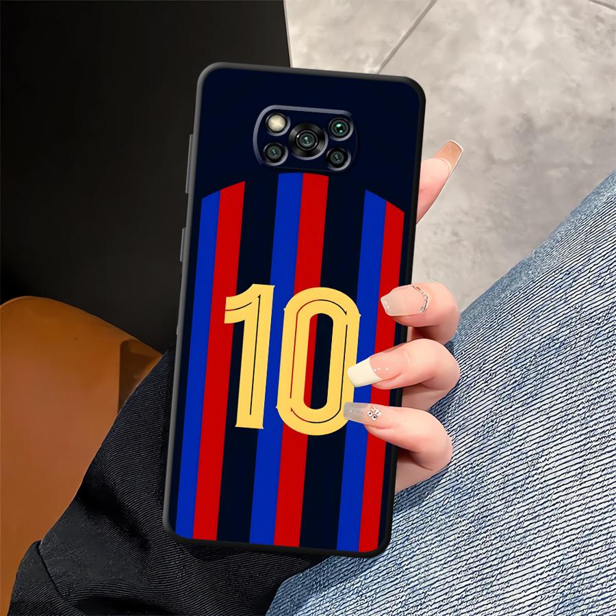 Футбольные Номера 7 10 Чехол для Телефона для Xiaomi Poco F8 M5 X3 X4 X5 X7 Pro C75 C71 F1 F3 C61 M3 M4 M7 Pro C50