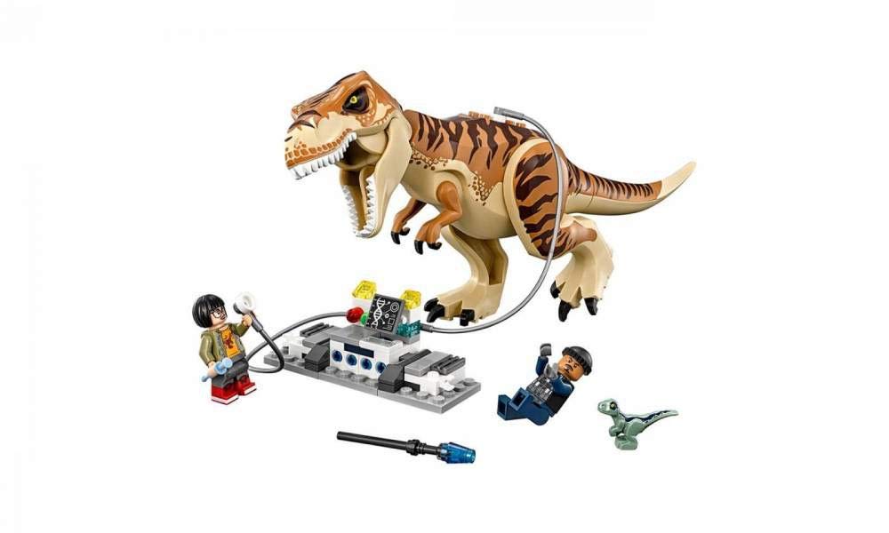 LEGO Jurassic World Transport 75933 Игровой набор с динозаврами, 609 деталей, грузовик T-Rex,