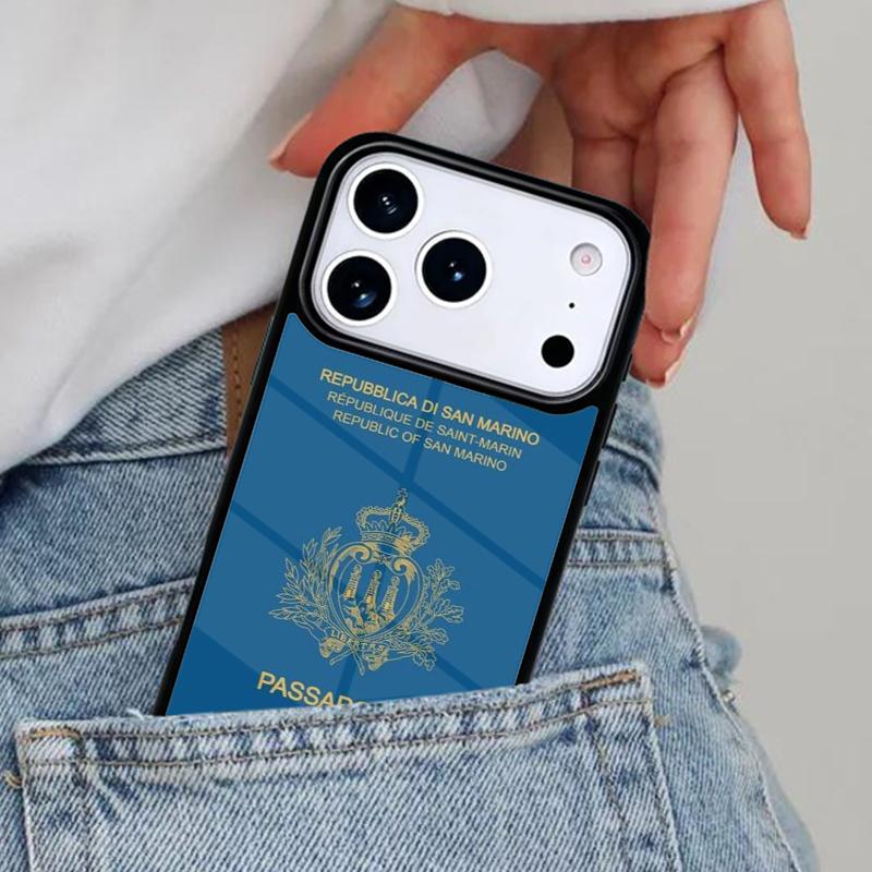 Чехол для телефона Флаг Сан-Марино для iPhone 17ProMax 12 13 14 15 16e 17 Pro Max Plus Air Cover