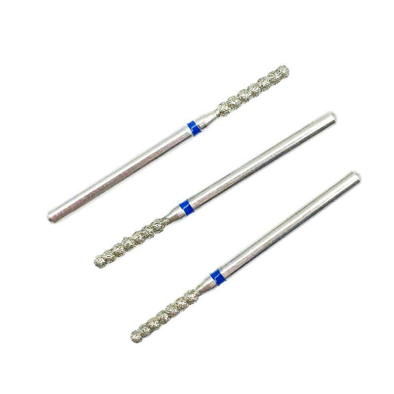 10 шт., стоматологические алмазные боры, сверла Dia-burs для высокоскоростных наконечников, средний диаметр ручки 1,6 мм, стоматологические инструменты BC-X11