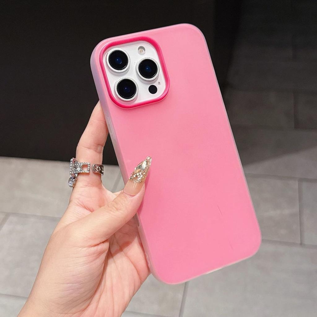 Jelly Two-in-one Mobile Phone Case Non-yellowing Holder Silicone for Apple 13 Promax Mobile Phone New Case Simple and Fashionable