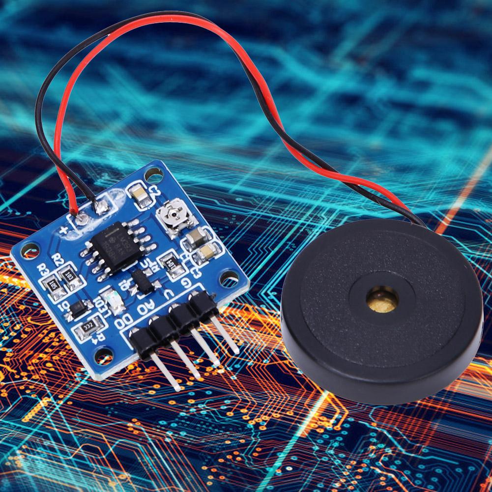 Модуль пьезоэлектрического датчика вибрации, модуль вибрационного переключателя, 0,0 В AD/DO