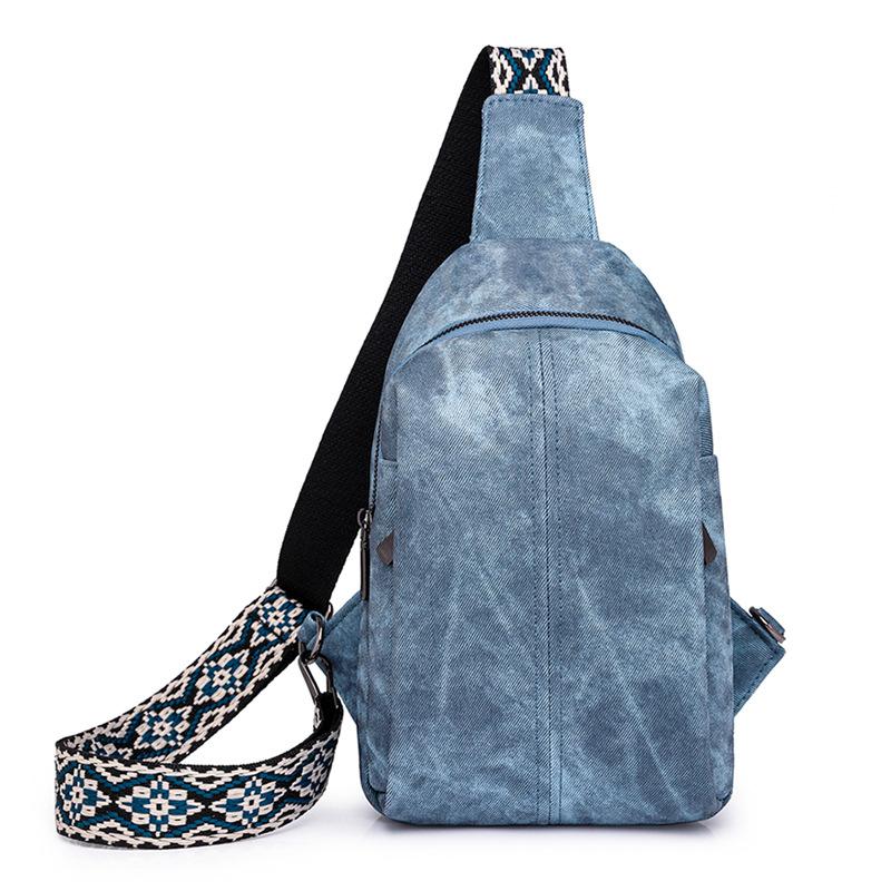 Mobile Phone Fanny Pack Trendy Brand Women's Breast Bag Japanese Simple and Lightweight Shoulder Small Backpack Women's Leisure Sports Messenger