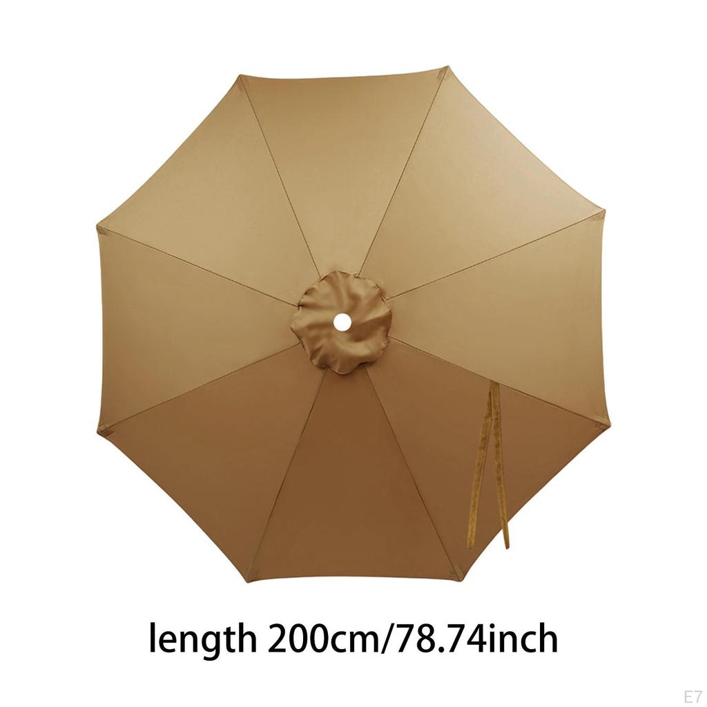 Уличный зонт-стол 6 ребер Ветрозащитный Водоотталкивающий Чехол Замена для Бассейна Двор