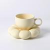 Набор керамических кофейных чашек и блюдец Shangqi Yellow Cloud