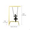 Elegant Swing Figure Sculpture for Stylish Home Decor