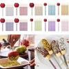 Bling Crystal Fruit Skewer Sticks Rhinestone Cake Chocolate Caramel Sticks Candy Sticks Christmas
