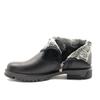 Genuine Leather & Shearling Special Sole Italian Style Waterproof Winter Boots