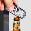 Stainless Steel Key Holder Car Keychain Portable Wine Bottle Can Opener Camping Buckle