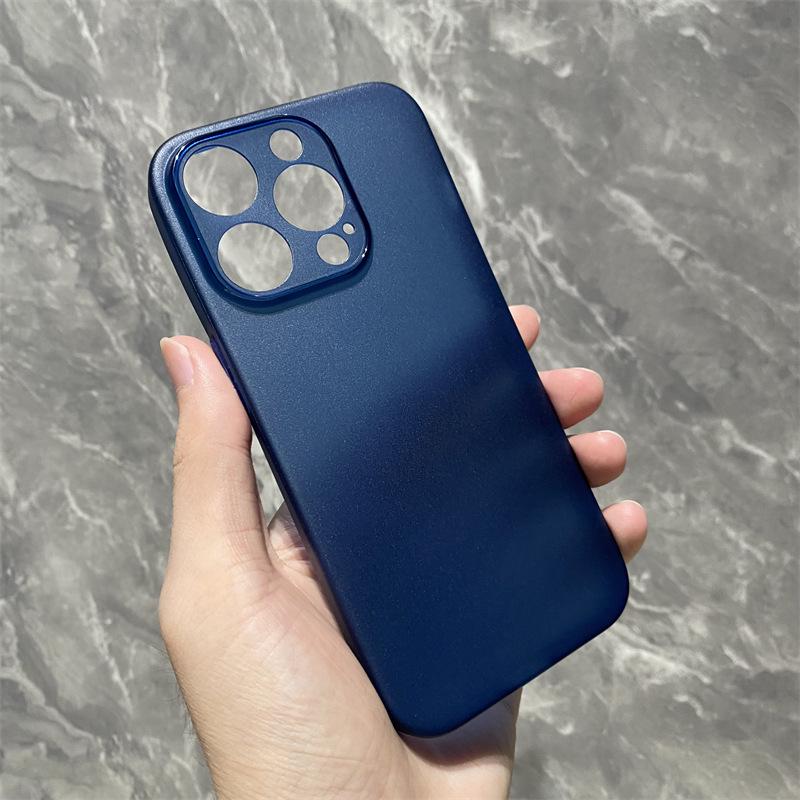 Ультратонкий Защитный Матовый Чехол для iPhone 15 Pro Max - Мягкий Корпус, Ощущение Голого Металла