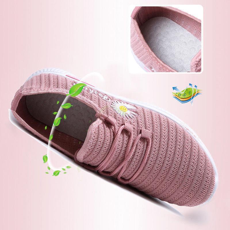 Модная женская спортивная обувь в Корейском стиле, повседневная обувь на плоской подошве, весенняя обувь для студентов, сетчатая обувь