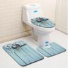 Bathroom Floor Mat Bathroom Mat Toilet Three-Piece Set