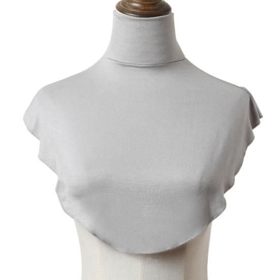 Turtleneck Neck Cover Solid Color High Neck Pullover Fake Collar Women Soft Neck Piece Unisex Accessory