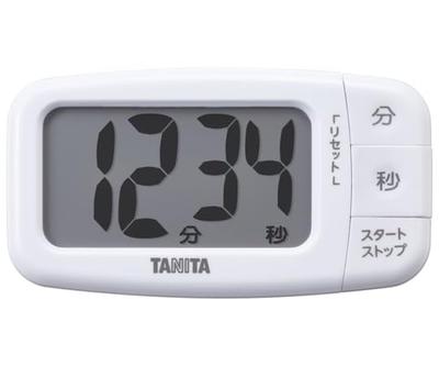 Tanita Антибактериальный Большой Видимый Таймер Кокос, Белый, TD-430-WH