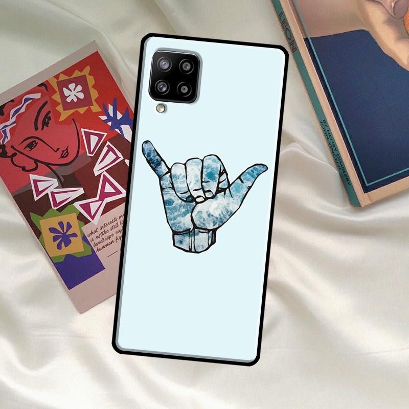 Чехол для серфинга Hang Loose Shaka для Samsung Galaxy A56 A36 A06 A13 A53 A32 A12 A22 A52 A35 A26 A16 A55 A15 A54 A34 A14