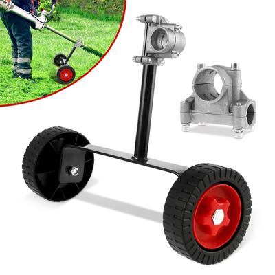 Опорное колесо газонокосилки, регулируемый триммер для сорняков, вспомогательные колеса 26 мм-28 мм, портативный триммер, колесная косилка
